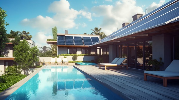 Wolfgang Hummel: Pool mit Solaranlage heizen